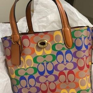 Monogrammed Coach Pride Bag